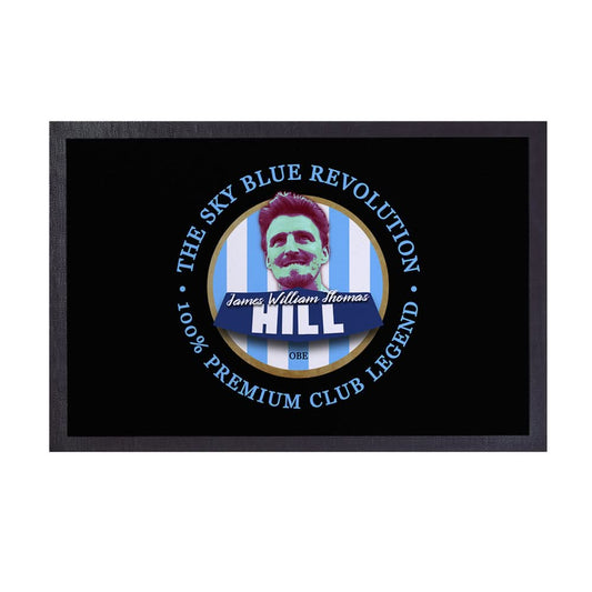 Coventry Hill - Football Legends - Door Mat -60cm X 40cm collectible from https://britishmade.gifts/