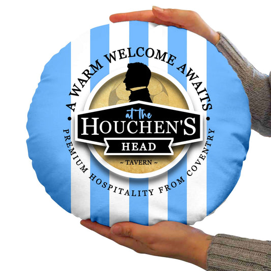 Coventry Houchen - Football Legends - Circle Cushion 14 collectible from https://britishmade.gifts/