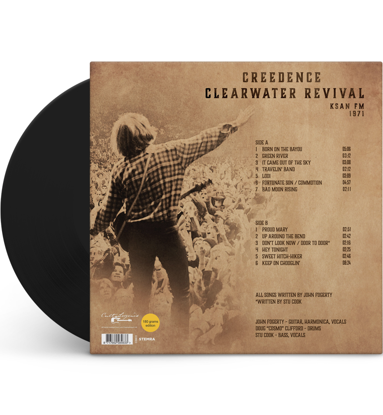 Creedence Clearwater Revival – Live at the Fillmore West, 1971 (12-Inch Album on 180g Vinyl), close-up detail
