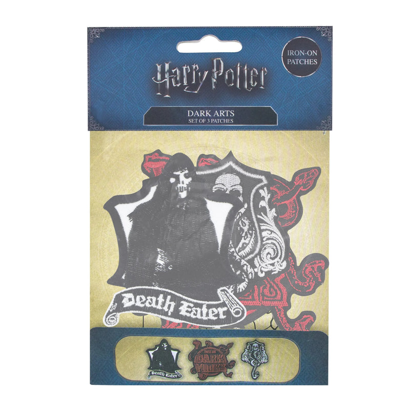 Harry Potter Dark Arts Deluxe Patches 3-Pack, in display