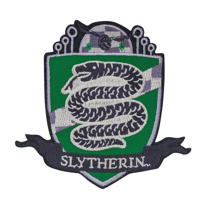 Harry Potter Quidditch Hogwarts Deluxe Patches 3-Pack, close-up detail