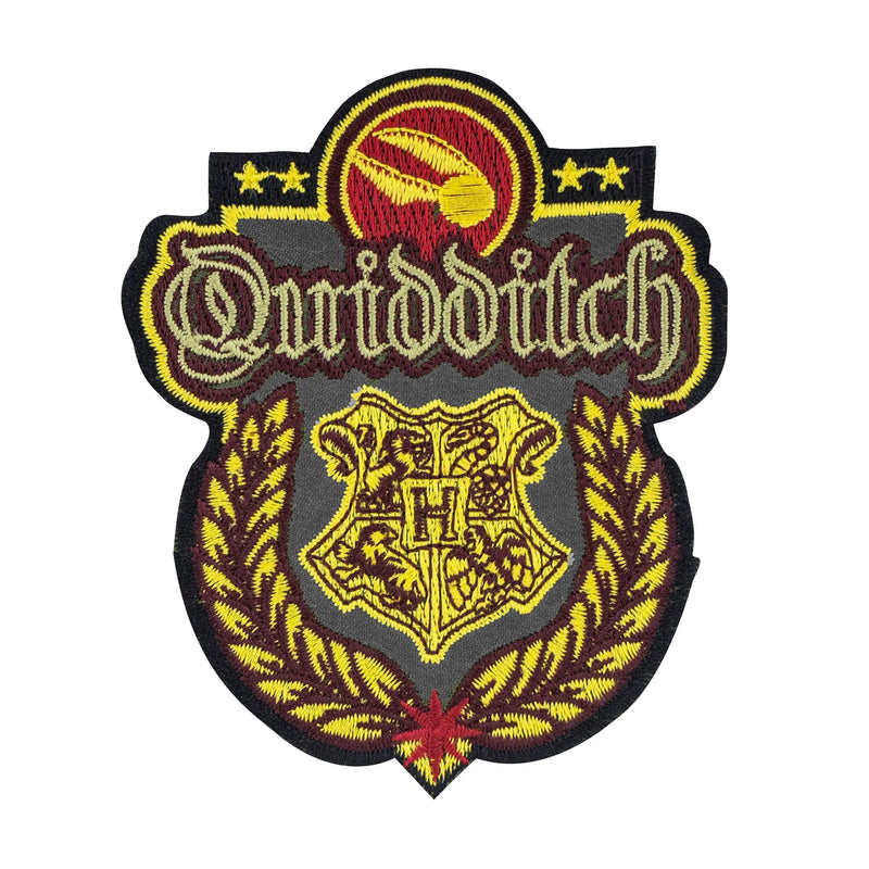 Harry Potter Quidditch Hogwarts Deluxe Patches 3-Pack, side angle