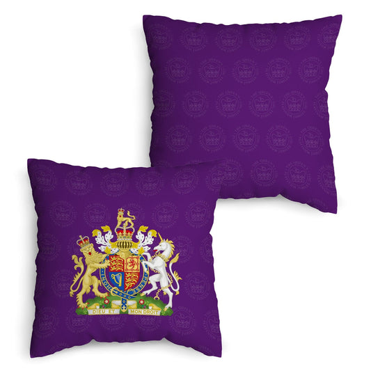Jubilee - The Royal Arms - 45cm Cushion collectible from https://britishmade.gifts/