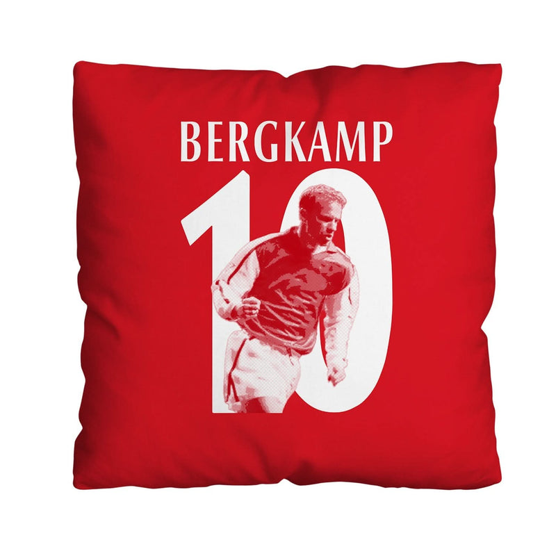 The Gooners Bergkamp 10 - Cushion - Two Sizes collectible from https://britishmade.gifts/