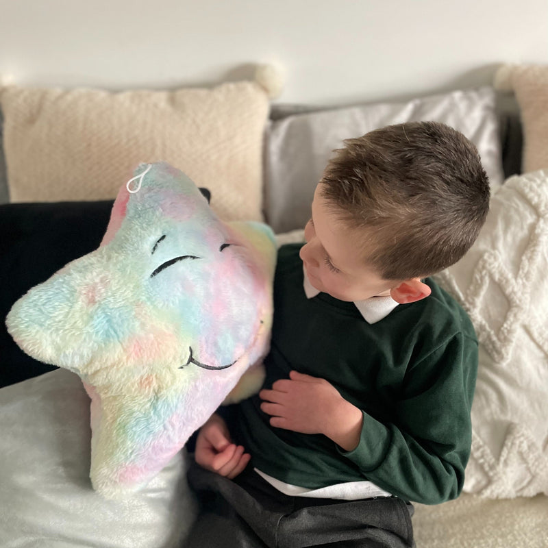 Sensory Star Musical Light Up Toy, rear view