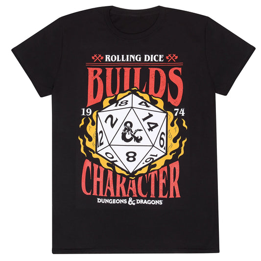 Dungeons And Dragons Builds Character T-Shirt collectible from Heroes Inc Dropship