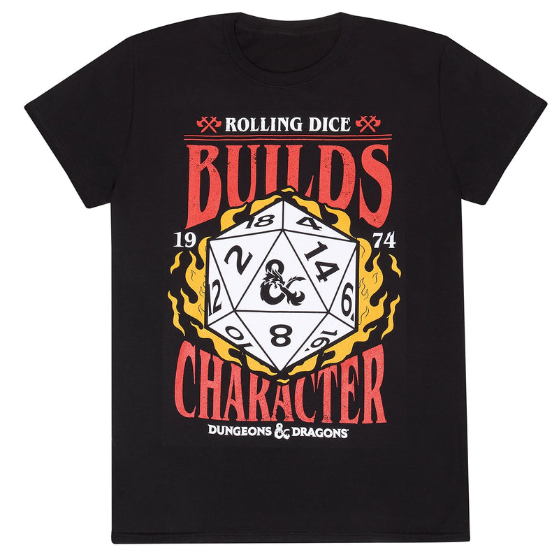 Dungeons And Dragons Builds Character T-Shirt collectible from Heroes Inc Dropship