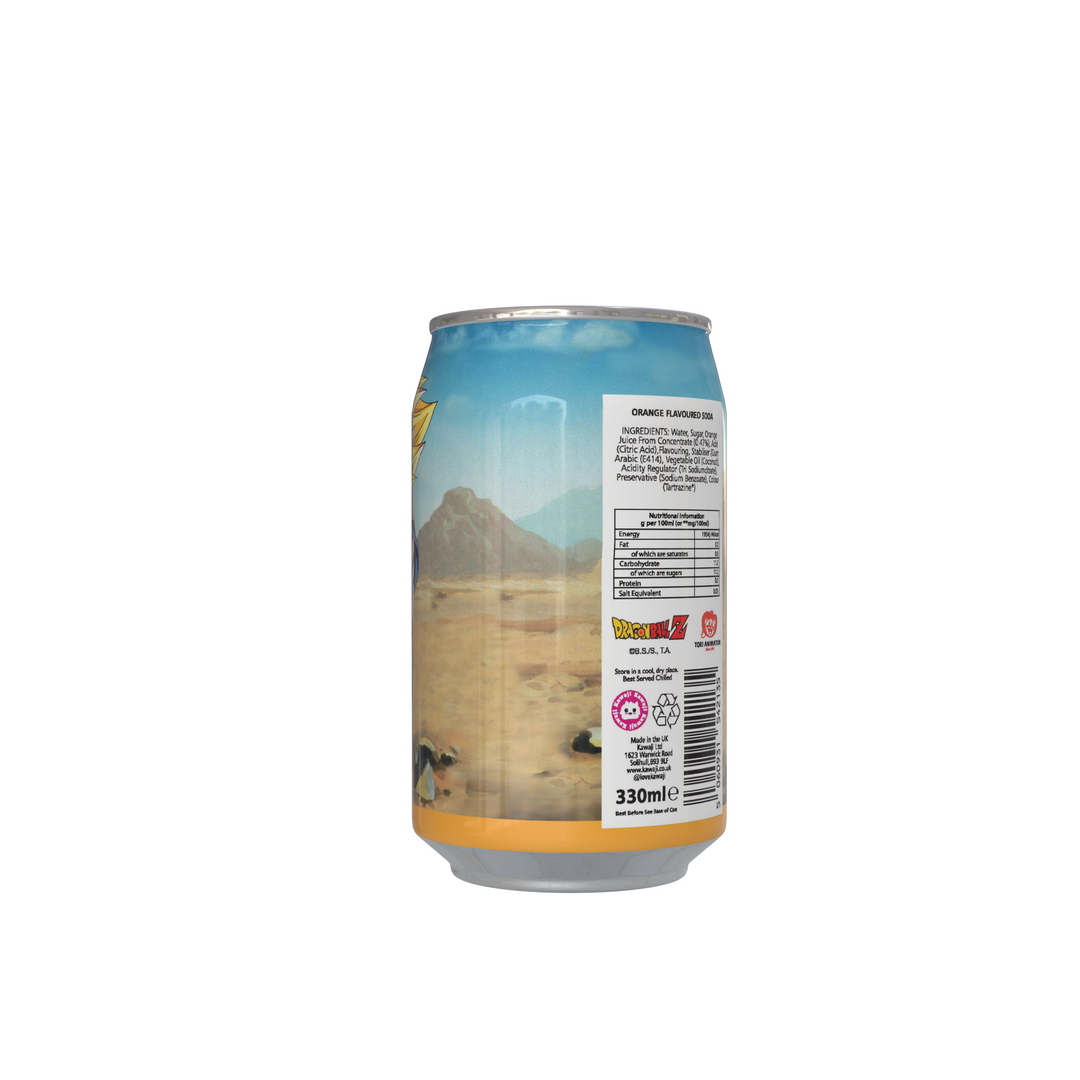 Dragon Ball Z Goku's Orange Blast Orange Flavour Soda Can 330ml