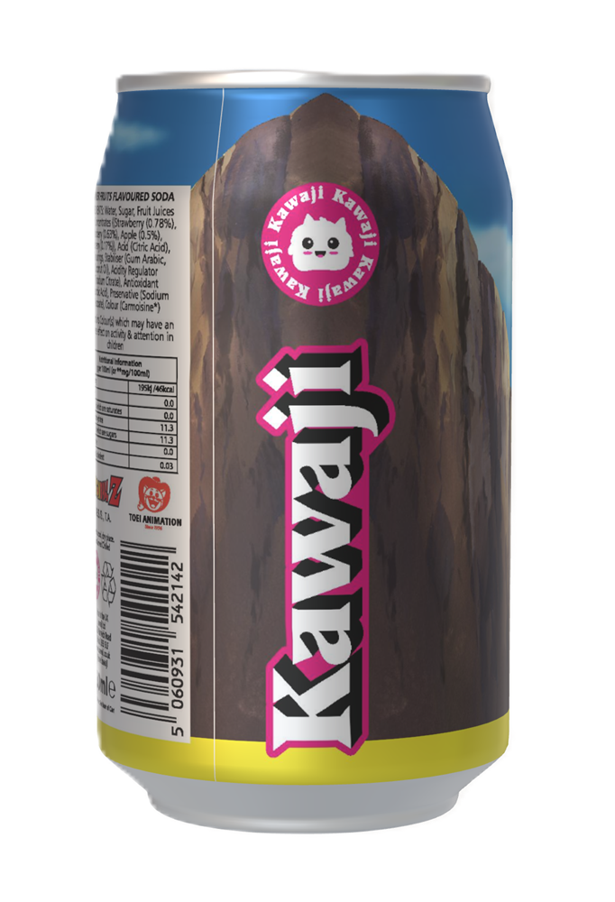 Dragon Ball Z Trunks' Time Portal Punch Summer Fruits  Flavour Soda