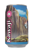 Dragon Ball Z Vegeta's Blue Fury - Blueberry Flavour Soda Can 330ml, rear view
