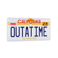 Back To The Future Outatime License Plate, alternate view