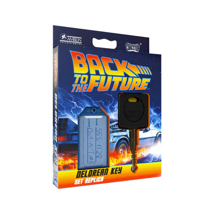 Back To The Future Delorean Key, rear view