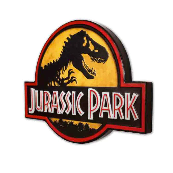 Jurassic Park Metal Sign, side angle