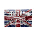 D-Day 80 Years | Banner - 3 Sizes collectible from https://britishmade.gifts/