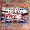 D-Day 80 Years | Banner - 3 Sizes, alternate view
