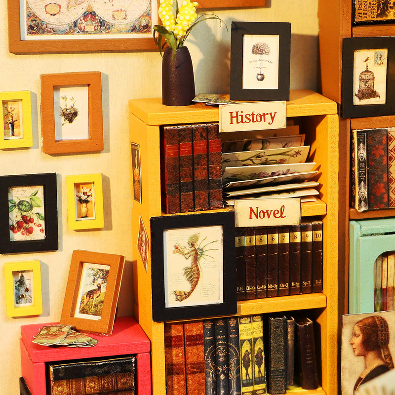 Sam’s Study 3D Wooden Puzzle, in display