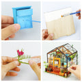 Cathy’s Flower House 3D Wooden Puzzle, close-up detail