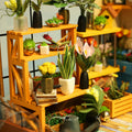 Cathy’s Flower House 3D Wooden Puzzle, rear view