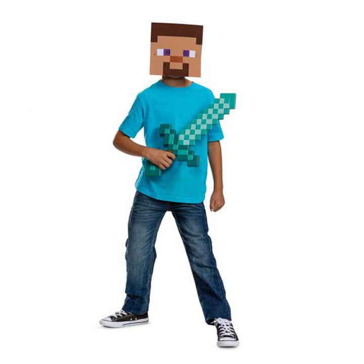 Minecraft Diamond Sword and Mask