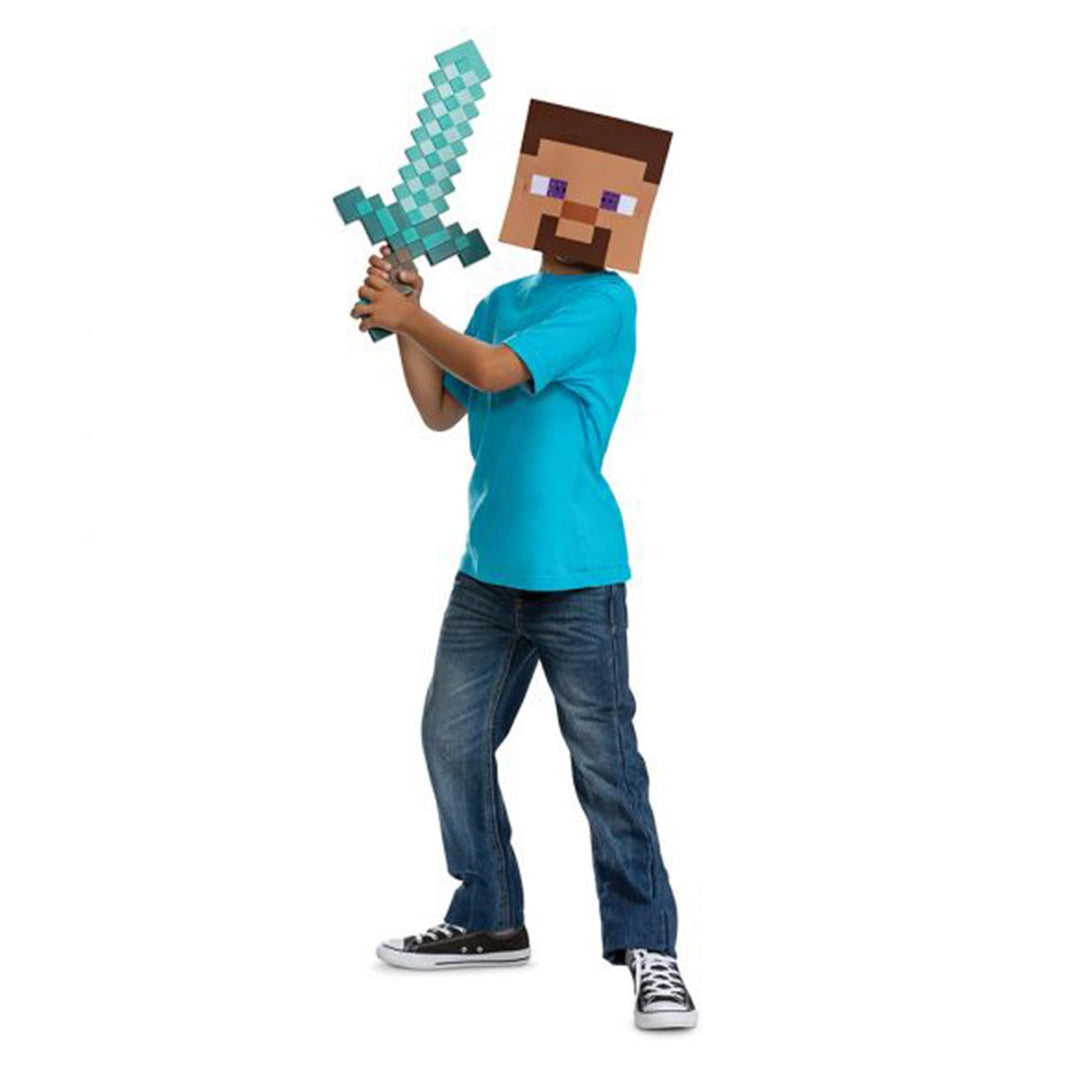 Minecraft Diamond Sword and Mask