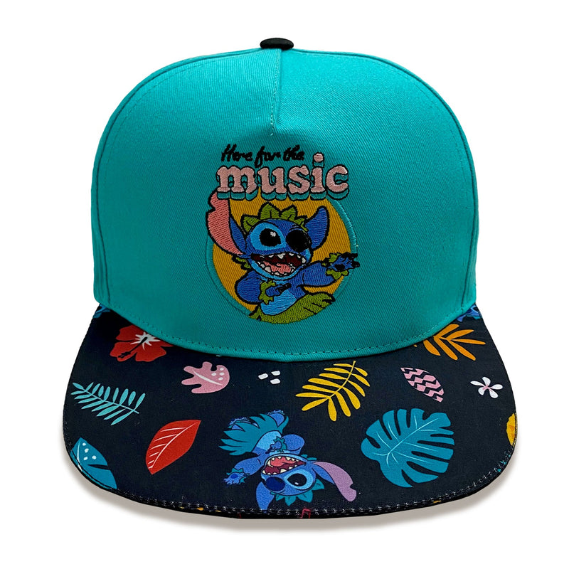 Disney Lilo And Stitch Here For The Music Unisex Adults Snapback Cap collectible from Heroes Inc Dropship