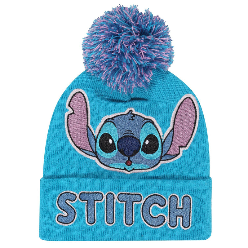 LILO AND STITCH - EMBROIDERED FACE - BEANIE