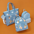 Loungefly - Disney Dogs & Cats Floral Fringe Mini Backpack close up detail