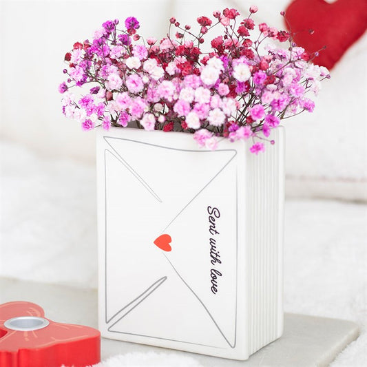 Love Letter Valentine's Day Flower Vase, alternate view