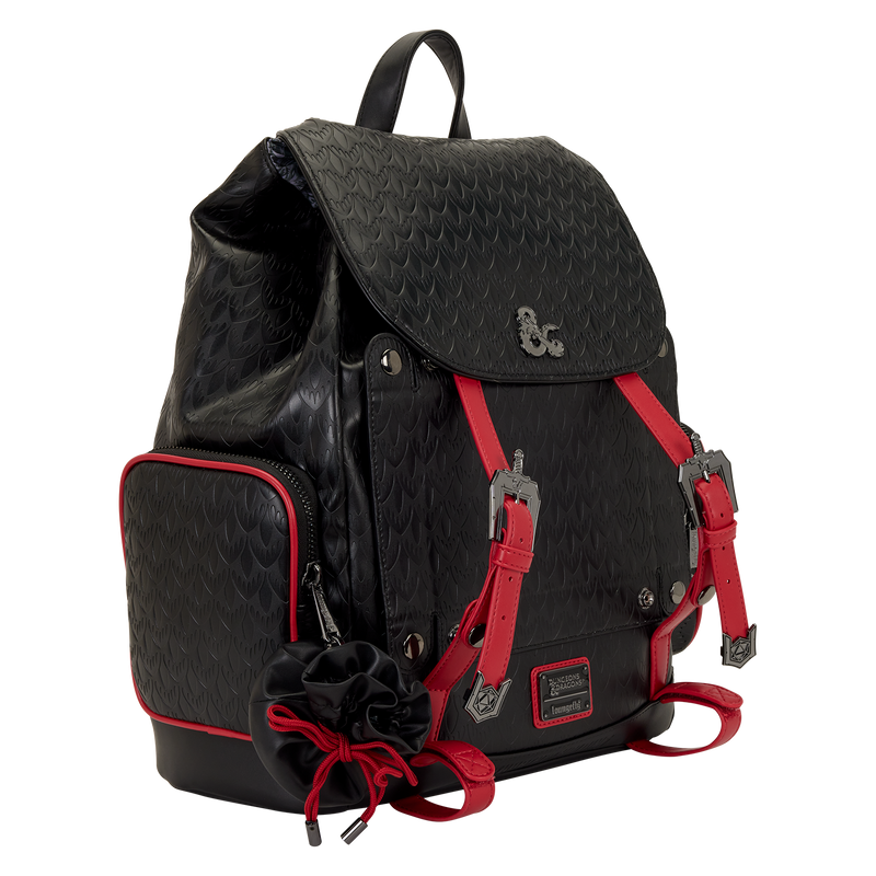 Loungefly - Dungeons & Dragons Full-Size Backpack with Coin Bag detail shot