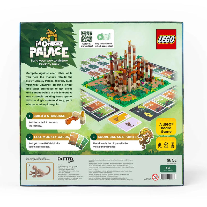 Monkey Palace Lego Board Game, alternate view