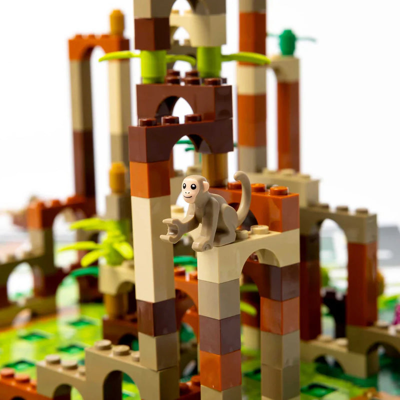 Monkey Palace Lego Board Game, side angle