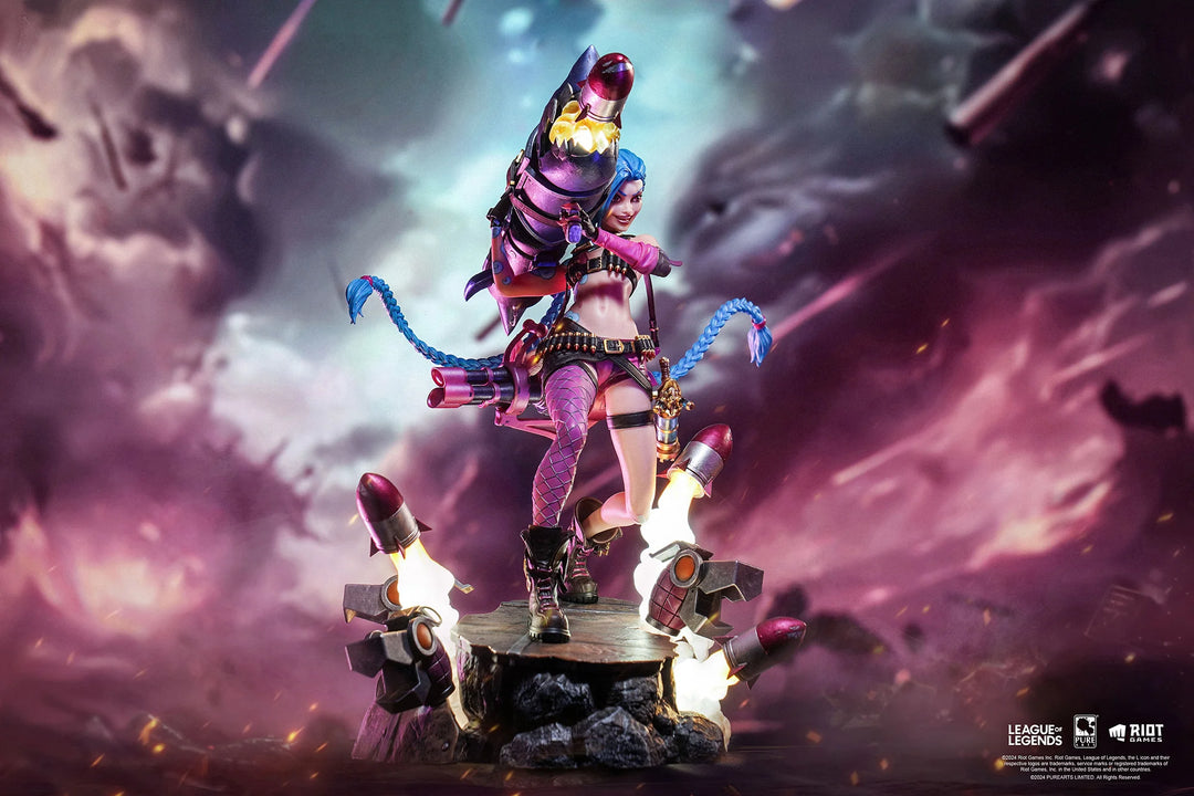 PureArts Arcane: League of Legends Jinx & Vi 1/6 Scale Limited Edition Statue Bundle