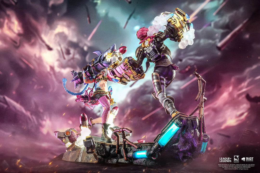 PureArts Arcane: League of Legends Jinx & Vi 1/6 Scale Limited Edition Statue Bundle