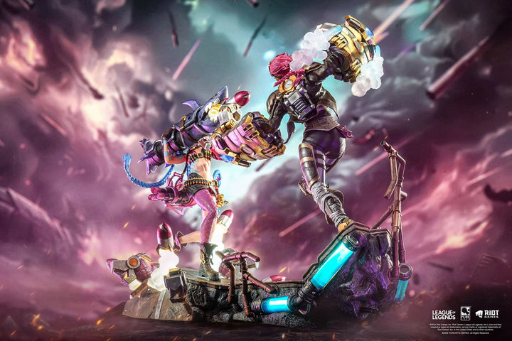 PureArts Arcane: League of Legends Jinx & Vi 1/6 Scale Limited Edition Statue Bundle