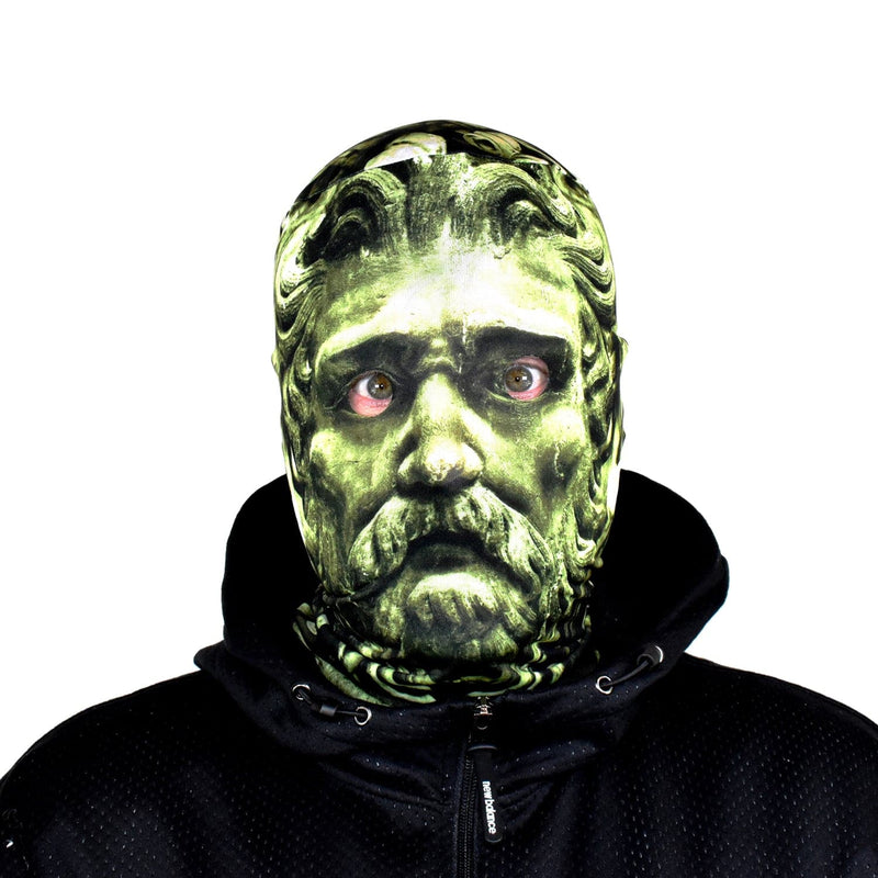 Stone Face Green - Faceskin collectible from https://britishmade.gifts/