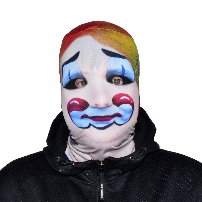 Colourful Dummy Clown - Faceskin collectible from https://britishmade.gifts/