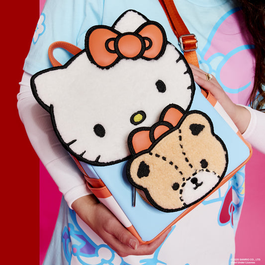 Loungefly - Sanrio Hello Kitty & Tiny Chum Bear Sherpa Mini Backpack alternate view