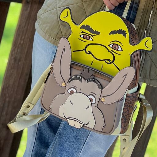 Loungefly - Shrek and Donkey Cosplay Mini Backpack alternate view