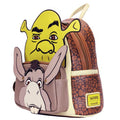 Loungefly - Shrek and Donkey Cosplay Mini Backpack side angle