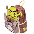 Loungefly - Shrek and Donkey Cosplay Mini Backpack close up detail