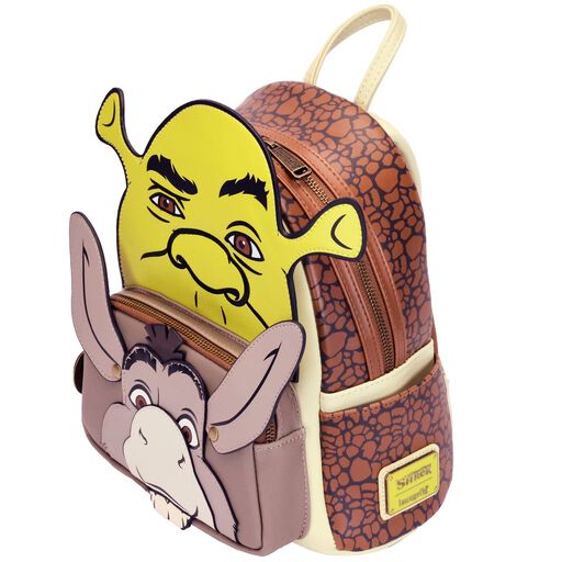 Loungefly - Shrek and Donkey Cosplay Mini Backpack close up detail