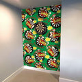 Bullseye - Personalised Darts Wall Banner - Two Sizes collectible from https://britishmade.gifts/
