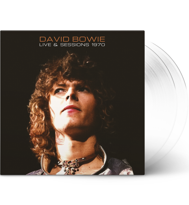 David Bowie – Live & Sessions 1970 (Limited Edition Double-LP on Clear Vinyl) collectible from Coda Records