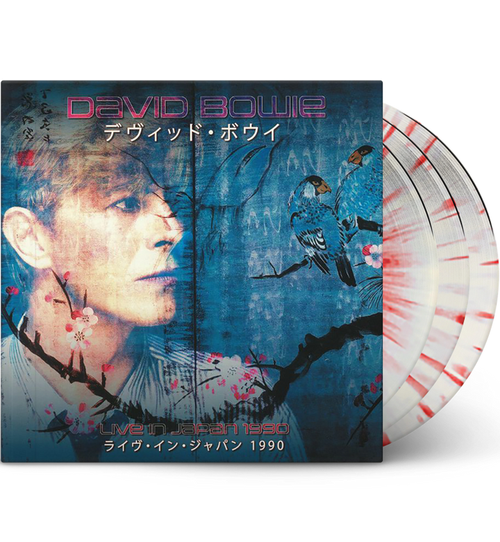 David Bowie – Live in Japan 1990 (Limited Edition Triple-LP on White/Red Splatter Vinyl)