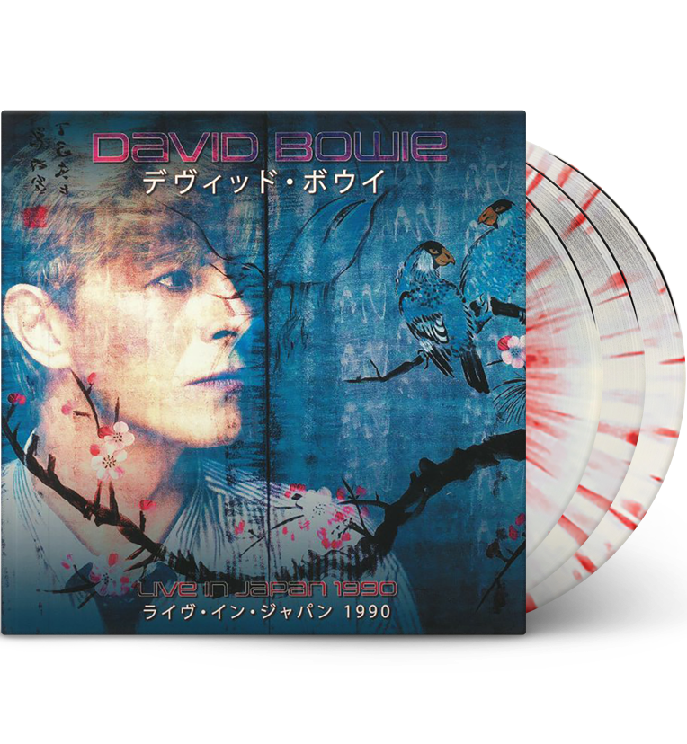 David Bowie – Live in Japan 1990 (Limited Edition Triple-LP on White/Red Splatter Vinyl) collectible from Coda Records