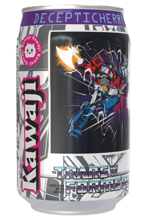 Transformers  Decepticherry Cherry Vanilla Soda Flavour Can 330ml
