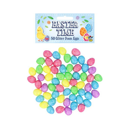 Decorative Easter Glitter Foam Eggs collectible from PoundFun