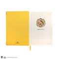 Hufflepuff Magical World Deluxe Notebook Set, close-up detail