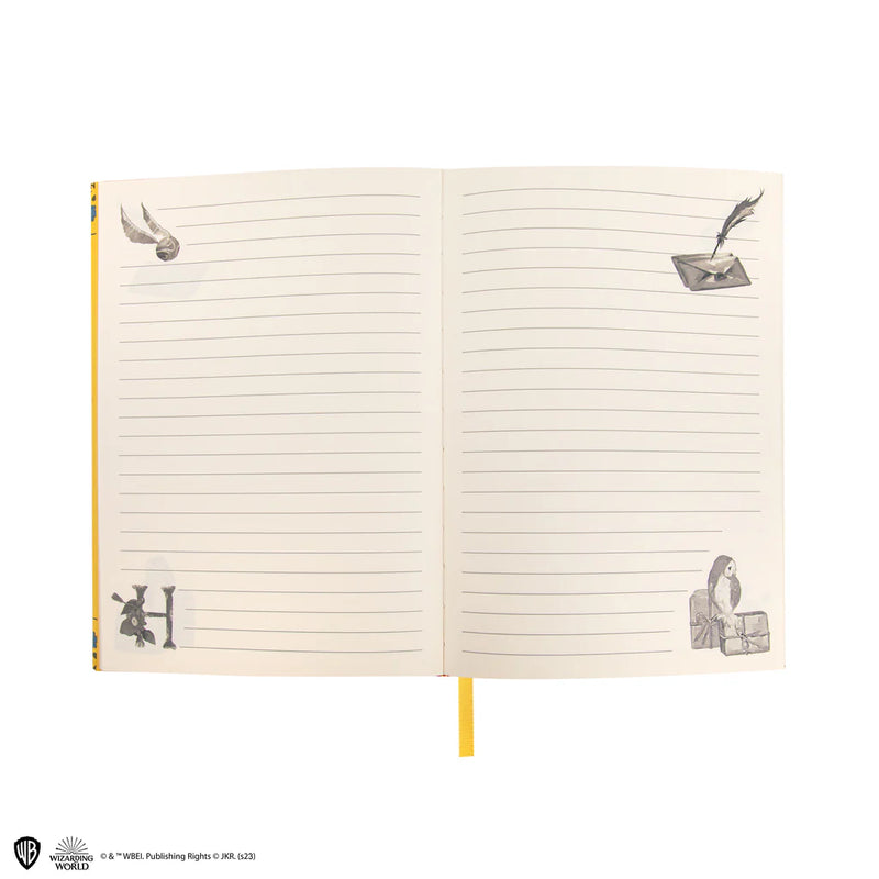 Hufflepuff Magical World Deluxe Notebook Set, packaging shot