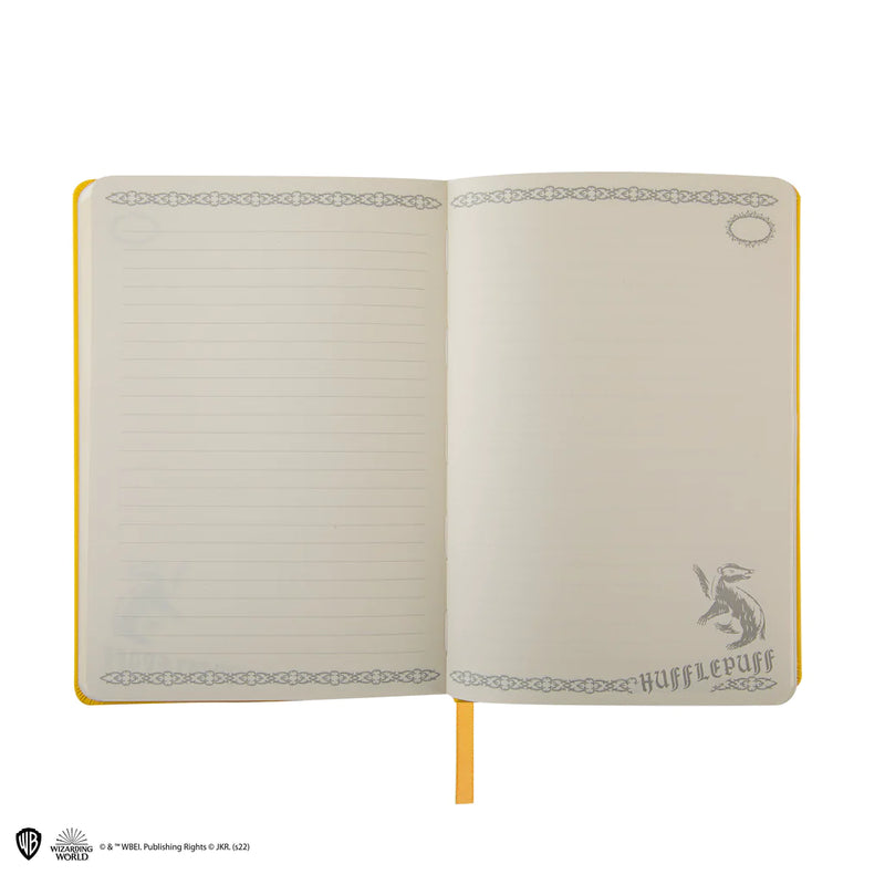 Hufflepuff Deluxe Notebook Set, rear view